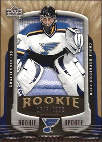 #177 Chris Beckford-Tseu - St. Louis Blues - 2005-06 Upper Deck Rookie Update Hockey