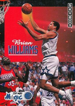 #177 Brian Williams - Orlando Magic - 1992-93 SkyBox Basketball