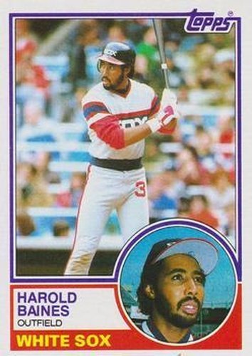 #177 Harold Baines - Chicago White Sox - 1983 Topps Baseball