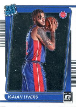 #177 Isaiah Livers - Detroit Pistons - 2021-22 Donruss Optic Basketball