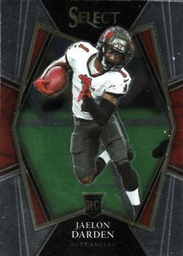 #177 Jaelon Darden - Tampa Bay Buccaneers - 2021 Panini Select - Black and Gold Prizm Die Cut Football