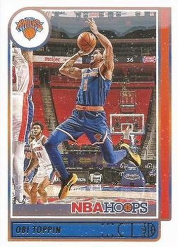 #177 Obi Toppin - New York Knicks - 2021-22 Hoops Winter Basketball