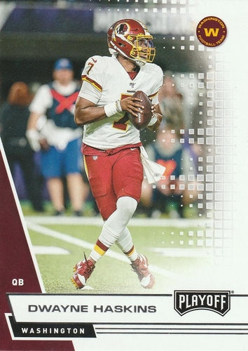 #177 Dwayne Haskins - Washington Football Team - 2020 Panini Playoff Football