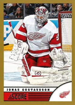 #177 Jonas Gustavsson - Detroit Red Wings - 2013-14 Score - Gold Hockey