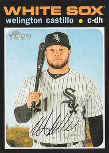 #177 Welington Castillo - Chicago White Sox - 2020 Topps Heritage Baseball