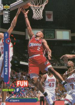 #177 Pooh Richardson - Los Angeles Clippers - 1995-96 Collector's Choice Basketball