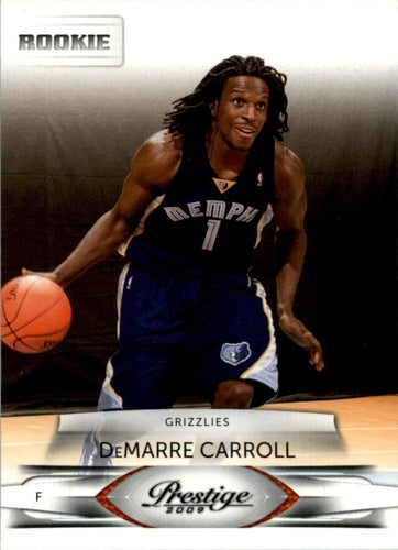 #177 DeMarre Carroll - Memphis Grizzlies - 2009-10 Panini Prestige Basketball