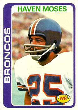 #177 Haven Moses - Denver Broncos - 1978 Topps Football