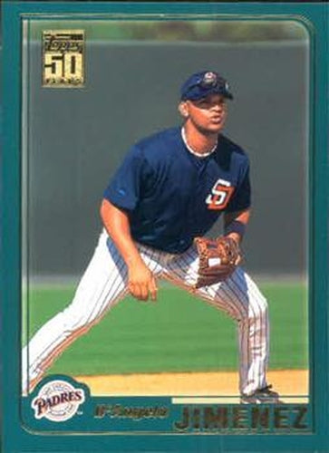 #T177 D'Angelo Jimenez - San Diego Padres - 2001 Topps Traded & Rookies Baseball