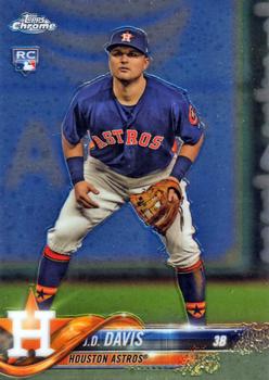 #177 J.D. Davis - Houston Astros - 2018 Topps Chrome Baseball