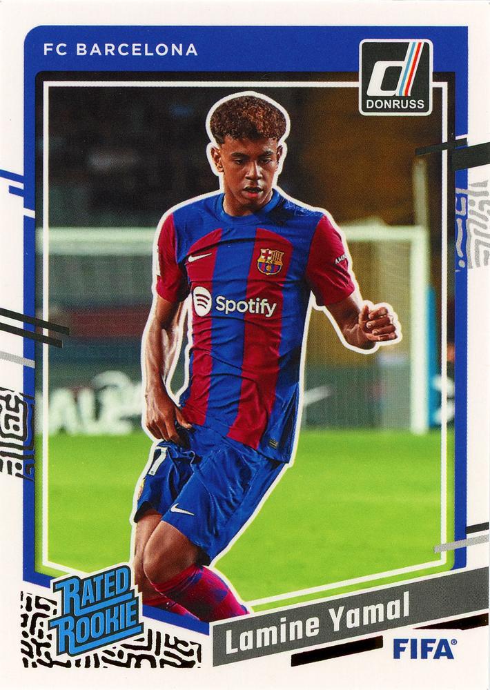 #177 Lamine Yamal - FC Barcelona - 2023-24 Donruss Soccer