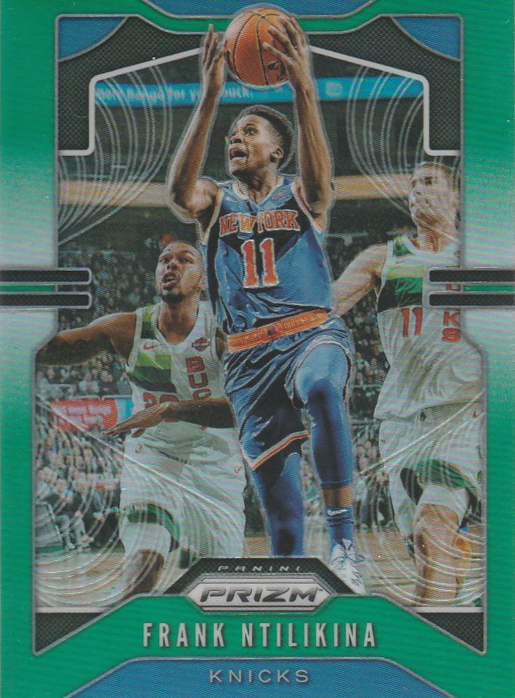 #177 Frank Ntilikina - New York Knicks - 2019-20 Panini Prizm - Prizms Green Basketball