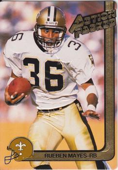 #177a Rueben Mayes - New Orleans Saints - 1991 Action Packed Football