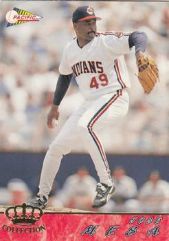 #177b Jose Mesa - Cleveland Indians - 1994 Pacific Baseball
