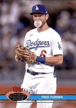 #177c Trea Turner - Los Angeles Dodgers - 2022 Stadium Club Baseball