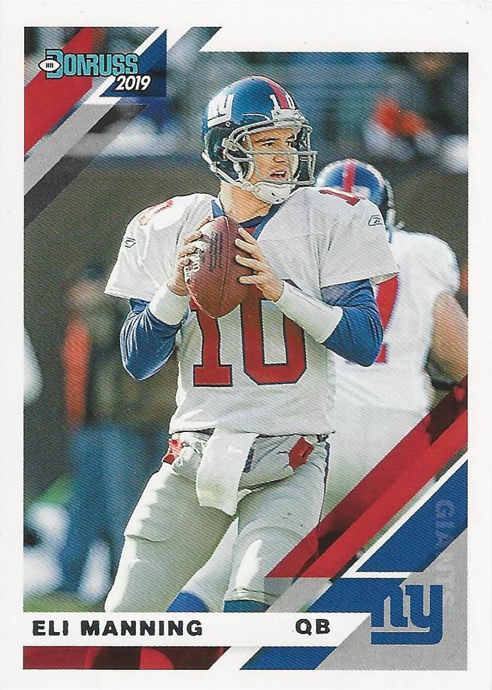 #178V Eli Manning - New York Giants - 2019 Donruss Football