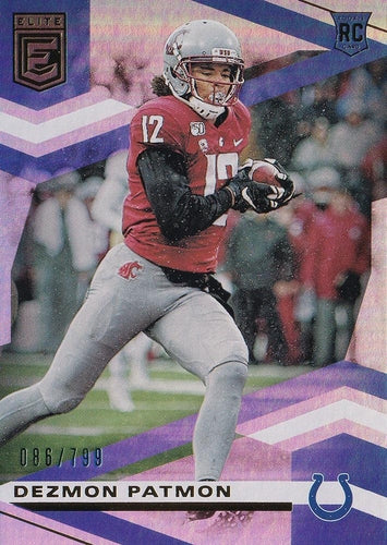 #178 Dezmon Patmon - Indianapolis Colts - 2020 Donruss Elite Football