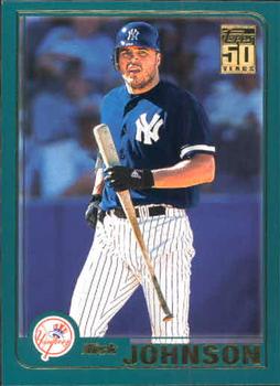 #T178 Nick Johnson - New York Yankees - 2001 Topps Traded & Rookies Baseball