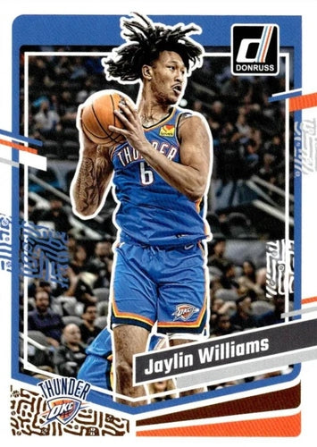 #178 Jaylin Williams - Oklahoma City Thunder - 2023-24 Donruss Basketball
