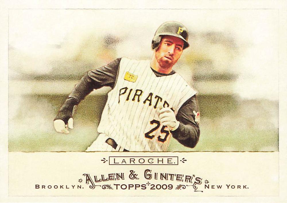 #178 Adam LaRoche - Pittsburgh Pirates - 2009 Topps Allen & Ginter Baseball