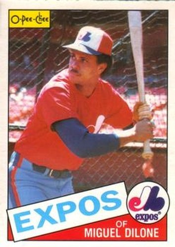 #178 Miguel Dilone - Montreal Expos - 1985 O-Pee-Chee Baseball