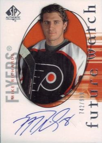 #178 Mike Richards - Philadelphia Flyers - 2005-06 SP Authentic Hockey