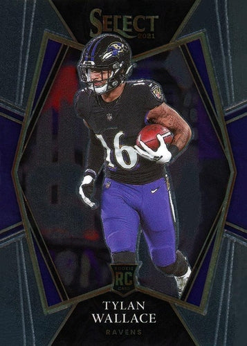 #178 Tylan Wallace - Baltimore Ravens - 2021 Panini Select Football
