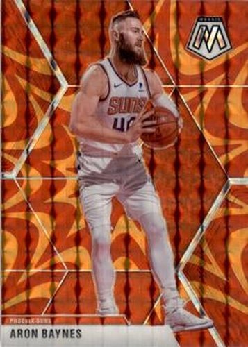 #178 Aron Baynes - Phoenix Suns - 2019-20 Panini Mosaic - Reactive Orange Basketball