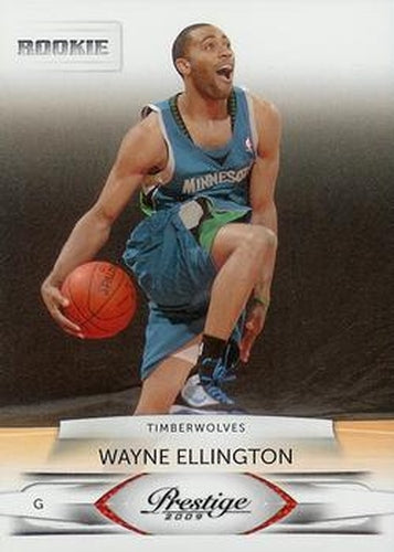 #178 Wayne Ellington - Minnesota Timberwolves - 2009-10 Panini Prestige Basketball