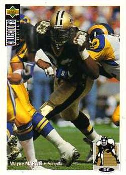 #178 Wayne Martin - New Orleans Saints - 1994 Collector's Choice Football