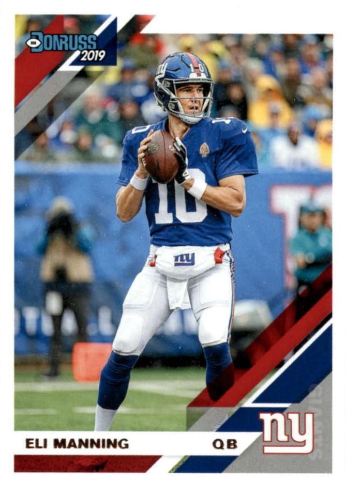 #178 Eli Manning - New York Giants - 2019 Donruss Football