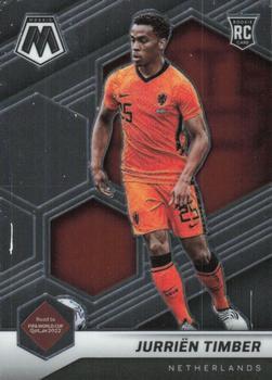 #178 Jurrien Timber - Netherlands - 2021-22 Panini Mosaic Road to FIFA World Cup Soccer