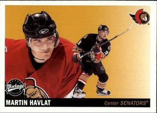 #178 Martin Havlat - Ottawa Senators - 2002-03 Upper Deck Vintage Hockey