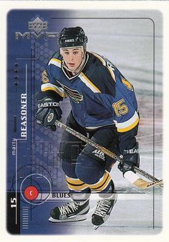 #178 Marty Reasoner - St. Louis Blues - 1998-99 Upper Deck MVP Hockey