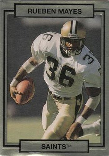 #178 Rueben Mayes - New Orleans Saints - 1990 Action Packed Football