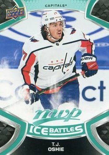 #178 T.J. Oshie - Washington Capitals - 2021-22 Upper Deck MVP - Ice Battles Hockey