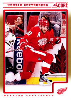 #178 Henrik Zetterberg - Detroit Red Wings - 2012-13 Score - Gold Rush Hockey