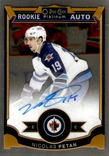 #178 Nicolas Petan - Winnipeg Jets - 2015-16 O-Pee-Chee Platinum Hockey