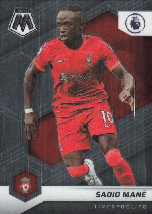 #178 Sadio Mane - Liverpool - 2021-22 Panini Mosaic Premier League Soccer