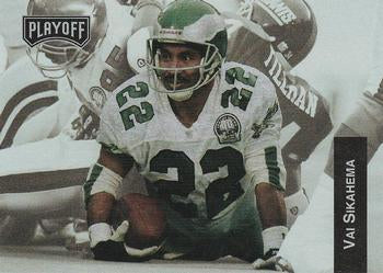 #178 Vai Sikahema - Philadelphia Eagles - 1993 Playoff Football