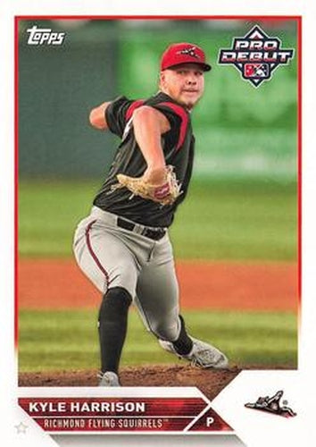 #PD-178 Kyle Harrison - Richmond Flying Squirrels - 2023 Topps Pro Debut Baseball