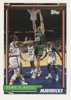 #178 Donald Hodge - Dallas Mavericks - 1992-93 Topps Basketball