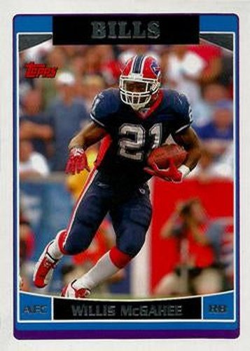 #178 Willis McGahee - Buffalo Bills - 2006 Topps Football