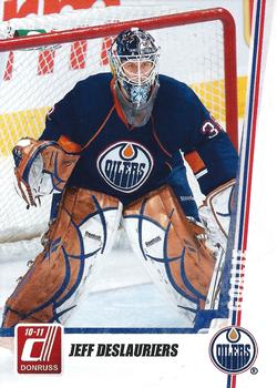 #179 Jeff Deslauriers - Edmonton Oilers - 2010-11 Donruss Hockey