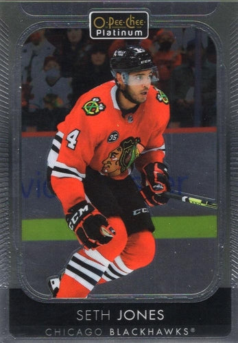 #179 Seth Jones - Chicago Blackhawks - 2021-22 O-Pee-Chee Platinum Hockey