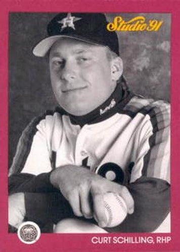 #179 Curt Schilling - Houston Astros - 1991 Studio Baseball