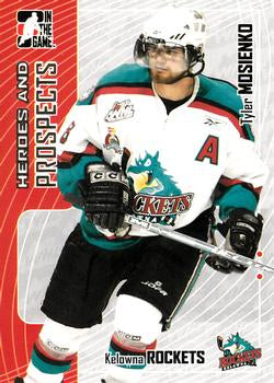 #179 Tyler Mosienko - Kelowna Rockets - 2005-06 In The Game Heroes and Prospects Hockey