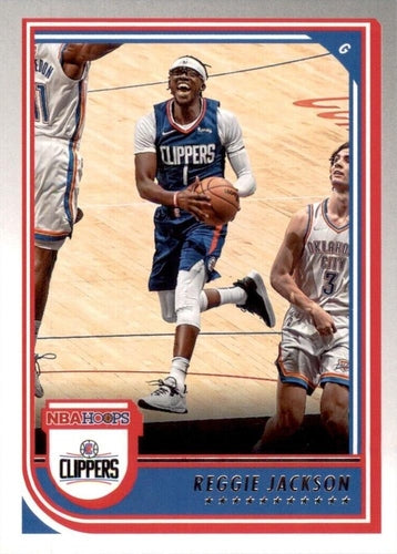 #179 Reggie Jackson - Los Angeles Clippers - 2022-23 Hoops Basketball
