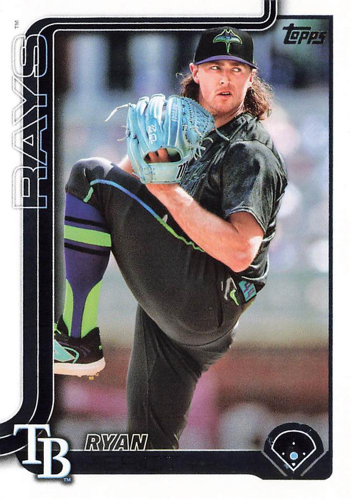 #179 Ryan Pepiot - Tampa Bay Rays - 2025 Topps Baseball