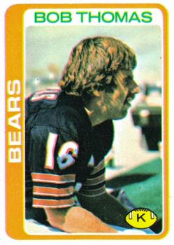 #179 Bob Thomas - Chicago Bears - 1978 Topps Football